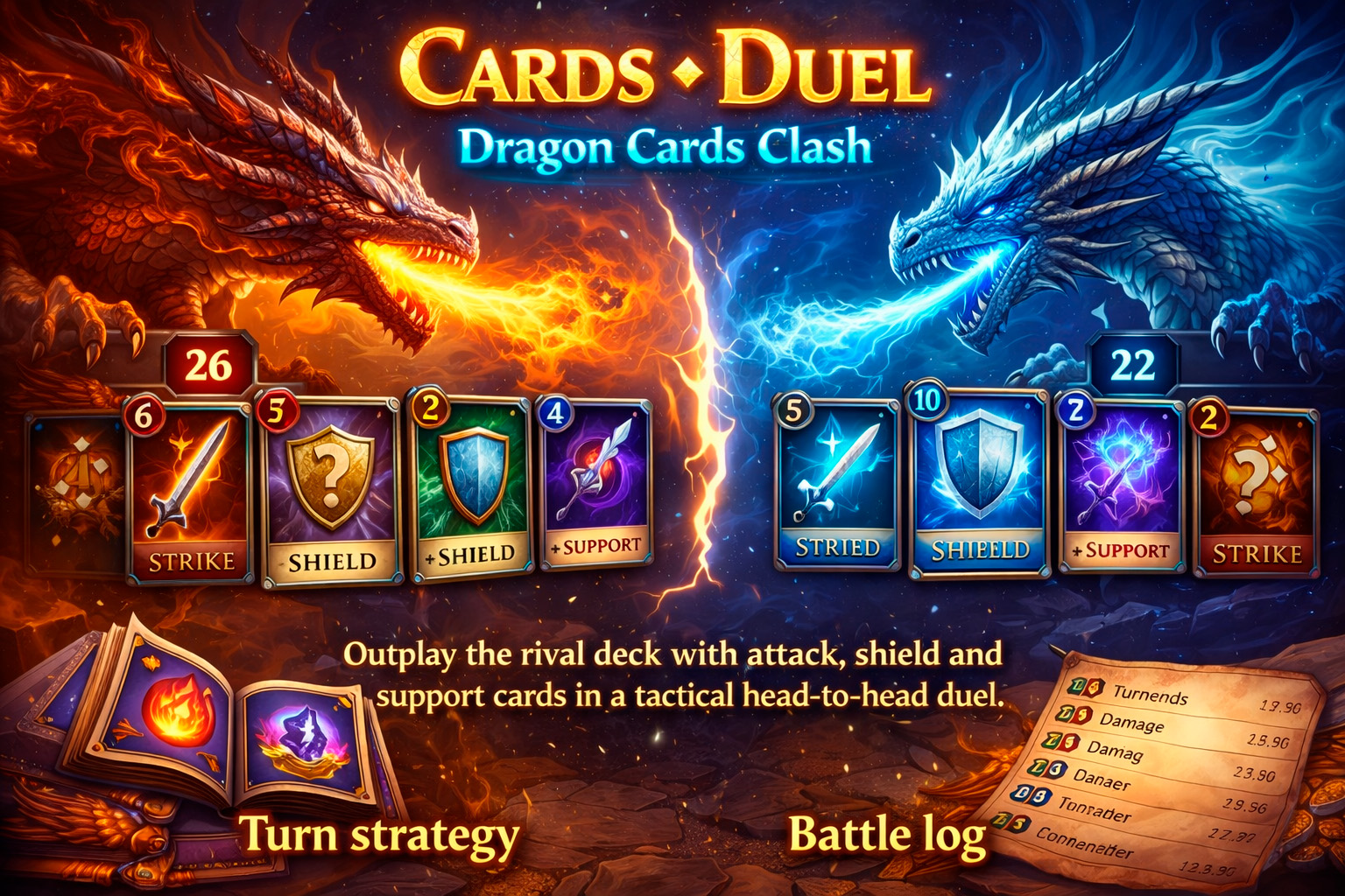 Dragon Cards tactical duel